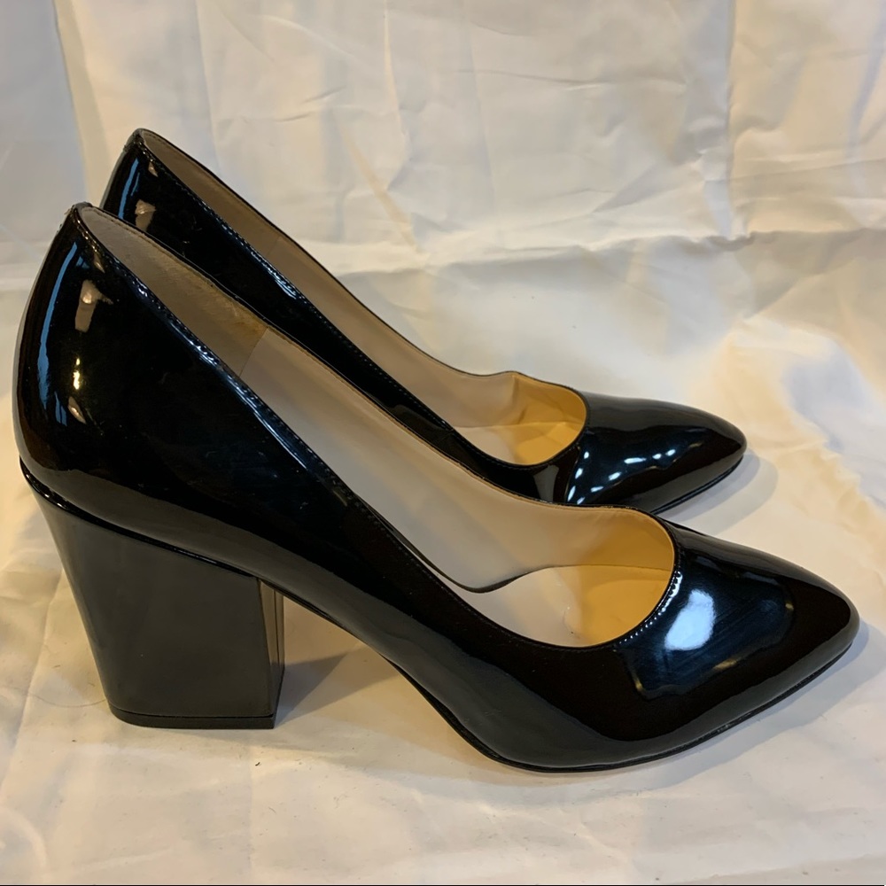 Nine West Black Patent Heels Size 9